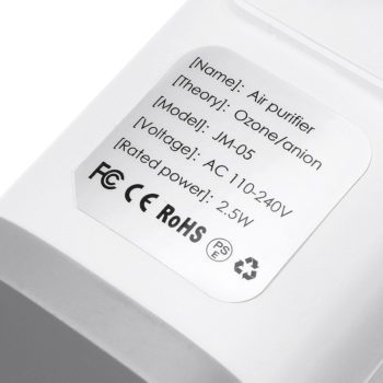 AC110-240V Plug-in Air Purifier Ozone Generator Ionizer Clean Industrial Grade Odor Remover Air Purifier Negative Ion Generator for Allergies Smoke Mold Dust Odor Pets - Image 9
