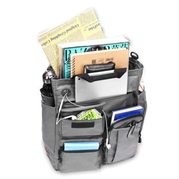 Men Large Capacity Crossbody Bag Multi-functional Business Laptop Tablet Handbag - Image 5
