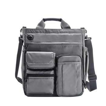Men Large Capacity Crossbody Bag Multi-functional Business Laptop Tablet Handbag - Image 13