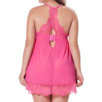Plus Size Sexy Lace Sling Sleepwear - Image 2