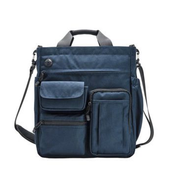 Men Large Capacity Crossbody Bag Multi-functional Business Laptop Tablet Handbag - Image 15