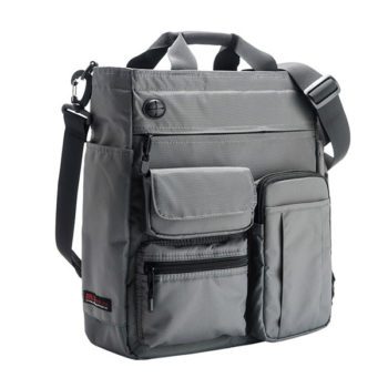 Men Large Capacity Crossbody Bag Multi-functional Business Laptop Tablet Handbag - Image 3