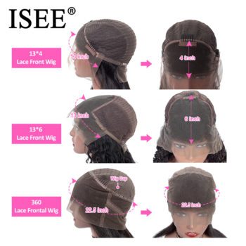 ISEE HAIR Curly Bob Lace Front Wigs For Women Kinky Curly Lace Front Wig 360 Lace Frontal Wig Brazilian Curly Human Hair Wigs - Image 5
