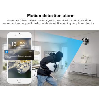 SDETER 1080P Wireless Mini WiFi Camera Home Security Camera IP CCTV Surveillance IR Night Vision Motion Detect Baby Monitor P2P - Image 2