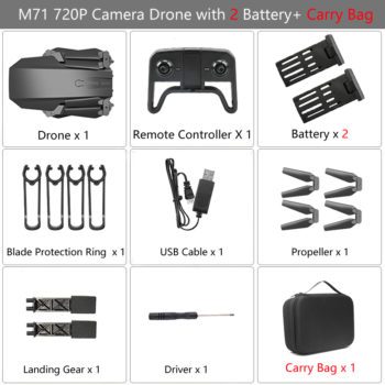 Teeggi M71 RC Drone with 4K HD Camera Foldable Mini Quadcopter WiFi FPV Selfie Drones Toys for Kids Dron VS SG106 SG107 E68 E58 - Image 8