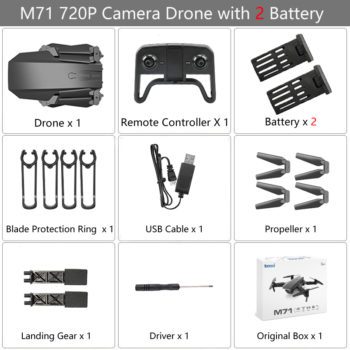 Teeggi M71 RC Drone with 4K HD Camera Foldable Mini Quadcopter WiFi FPV Selfie Drones Toys for Kids Dron VS SG106 SG107 E68 E58 - Image 14