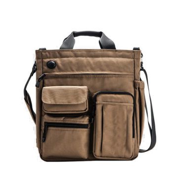 Men Large Capacity Crossbody Bag Multi-functional Business Laptop Tablet Handbag - Image 16