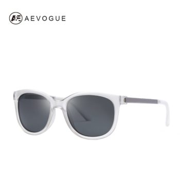 AEVOGUE Polarized Sunglasses Women Popupar Transparent Frame Cat Eye Sun Glasses Vintage Oculos Ladies UV400 AE0654