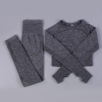 7 Colors GYMS Seamless Yoga Set Fitness Sport Suits Gym Set Clothing Crop Top Shirts High Waist Running Leggings Pants - Image 15