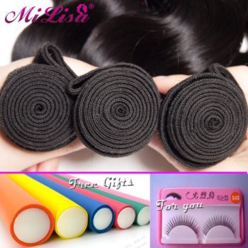 Closure And Bundles Malaysian Body Wave With Closure 3 Bundles Hair Remy Free Part 4 Pcs Lace Human Hair