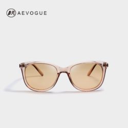 AEVOGUE Polarized Sunglasses Women Popupar Transparent Frame Cat Eye Sun Glasses Vintage Oculos Ladies UV400 AE0654