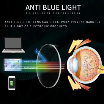AEVOGUE Photochromic Glasses Prescription Frame Men Optical Eyeglasses Women Eyewear Anti Blue Light Glasses KS101