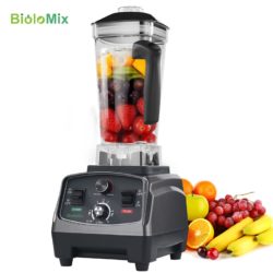 3HP 2200W Heavy Duty Commercial Grade Automatic Timer Blender Mixer Juicer Fruit Food Processor Ice Smoothies BPA Free 2L Jar