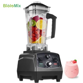 3HP 2200W Heavy Duty Commercial Grade Automatic Timer Blender Mixer Juicer Fruit Food Processor Ice Smoothies BPA Free 2L Jar