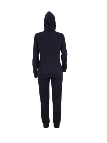 Women Hole Pants Set Long Sleeve Sportswear Jacket Tracksuit Hoodie Legging 2 Piece Set Sports Suit Outerwear Tights fashion