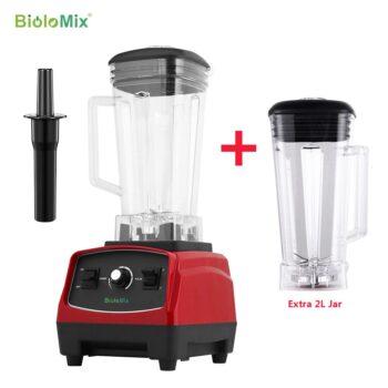 BPA Free 3HP 2200W Heavy Duty Commercial Grade Blender Mixer Juicer High Power Food Processor Ice Smoothie Bar Fruit Blender