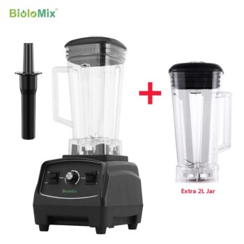 BPA Free 3HP 2200W Heavy Duty Commercial Grade Blender Mixer Juicer High Power Food Processor Ice Smoothie Bar Fruit Blender