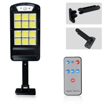 High Lumen COB Solar Lamp Powerful Remote Control Outdoor Solar Light PIR Motion Sensor Garden Wall Street Lights Decorative - Image 7