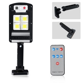 High Lumen COB Solar Lamp Powerful Remote Control Outdoor Solar Light PIR Motion Sensor Garden Wall Street Lights Decorative - Image 9