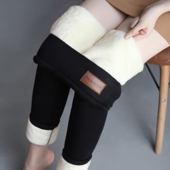 Winter Women Leggings Velvet Warm Pants Hight Waist Leggings Women Solid Color Legging Comfortable Keep Warm Stretchy Legging - Image 7