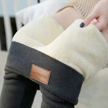 Winter Women Leggings Velvet Warm Pants Hight Waist Leggings Women Solid Color Legging Comfortable Keep Warm Stretchy Legging - Image 8