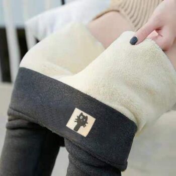 Winter Women Leggings Velvet Warm Pants Hight Waist Leggings Women Solid Color Legging Comfortable Keep Warm Stretchy Legging - Image 9