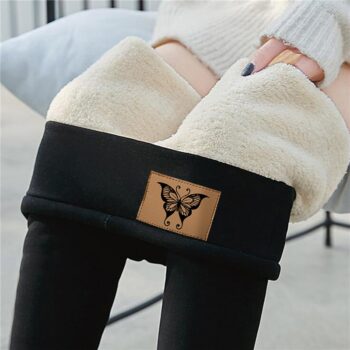 Winter Women Leggings Velvet Warm Pants Hight Waist Leggings Women Solid Color Legging Comfortable Keep Warm Stretchy Legging - Image 11